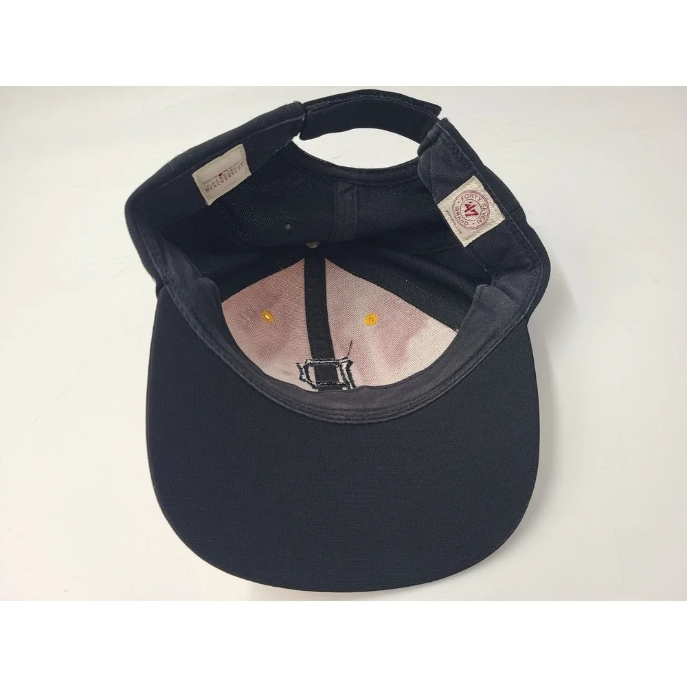 Youth Pittsburgh Pirates 47 Brand Adjustable Hat Cap Poly Blend MLB Yellow Black